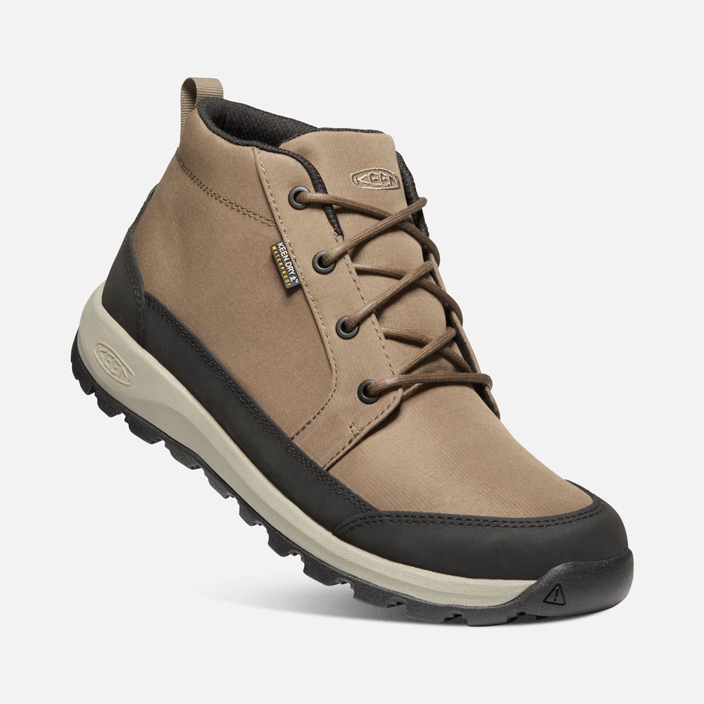 Keen Chukka Kängor Herr Khaki - Glieser Nylon Waterproof - 784362FLN